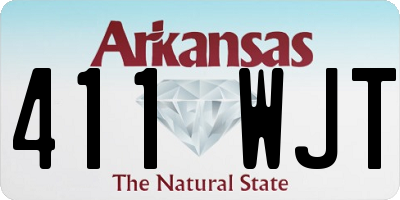 AR license plate 411WJT