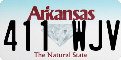AR license plate 411WJV