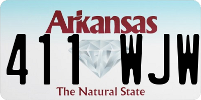 AR license plate 411WJW