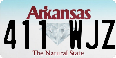 AR license plate 411WJZ