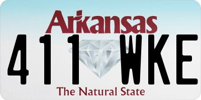 AR license plate 411WKE