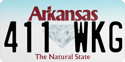 AR license plate 411WKG