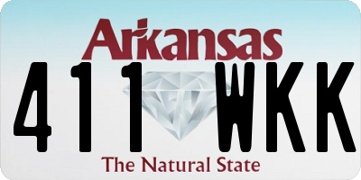 AR license plate 411WKK