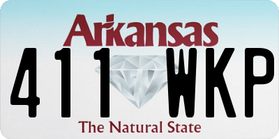 AR license plate 411WKP