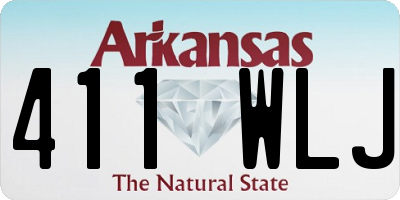 AR license plate 411WLJ