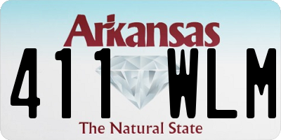 AR license plate 411WLM