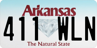 AR license plate 411WLN