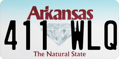 AR license plate 411WLQ