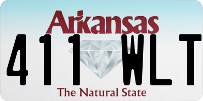 AR license plate 411WLT