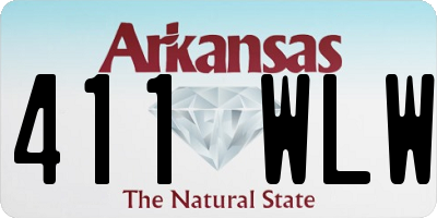 AR license plate 411WLW