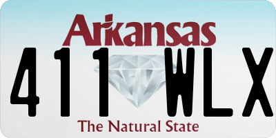 AR license plate 411WLX