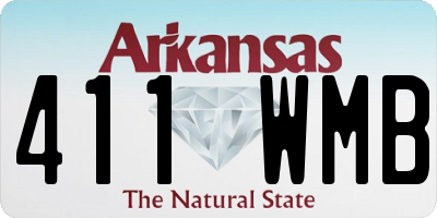 AR license plate 411WMB