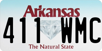 AR license plate 411WMC