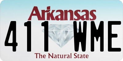 AR license plate 411WME
