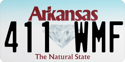 AR license plate 411WMF