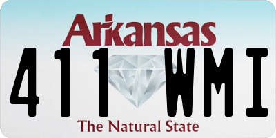 AR license plate 411WMI