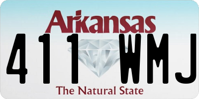 AR license plate 411WMJ
