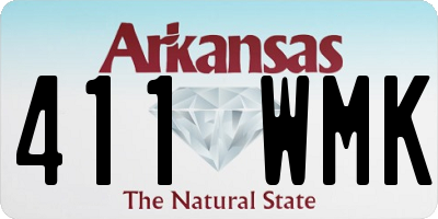 AR license plate 411WMK