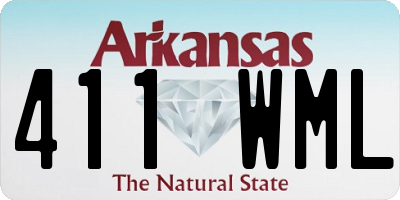 AR license plate 411WML