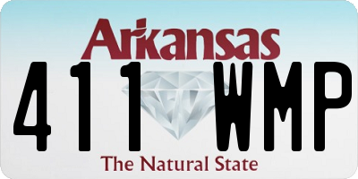 AR license plate 411WMP