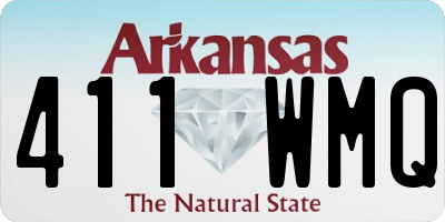 AR license plate 411WMQ