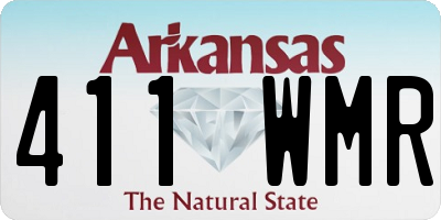 AR license plate 411WMR
