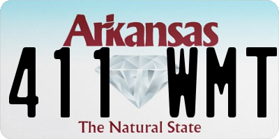 AR license plate 411WMT