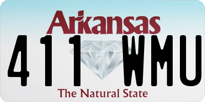 AR license plate 411WMU