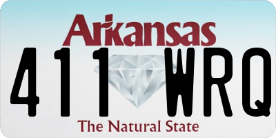 AR license plate 411WRQ