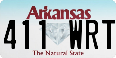 AR license plate 411WRT