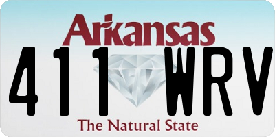 AR license plate 411WRV