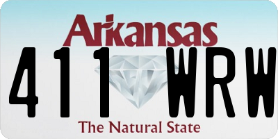 AR license plate 411WRW