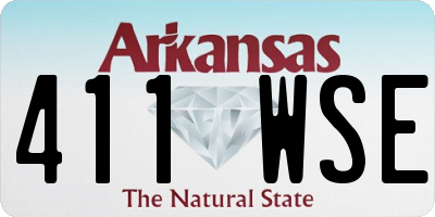 AR license plate 411WSE