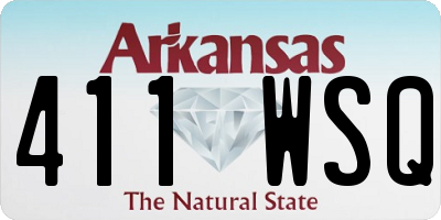 AR license plate 411WSQ