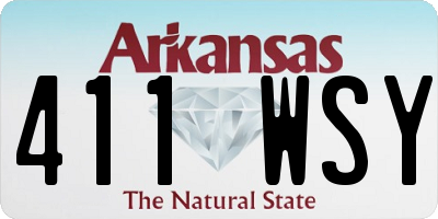 AR license plate 411WSY