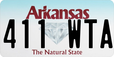 AR license plate 411WTA