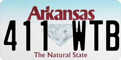 AR license plate 411WTB