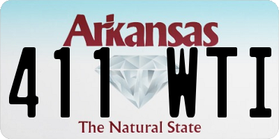 AR license plate 411WTI