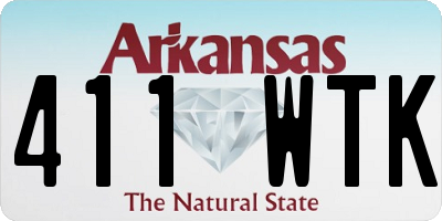 AR license plate 411WTK