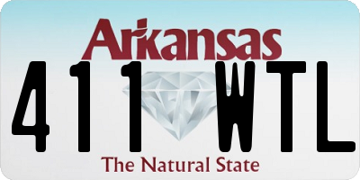 AR license plate 411WTL