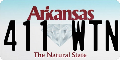 AR license plate 411WTN