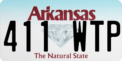 AR license plate 411WTP