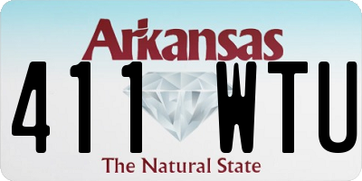 AR license plate 411WTU