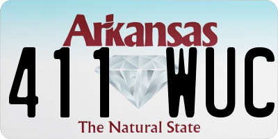 AR license plate 411WUC