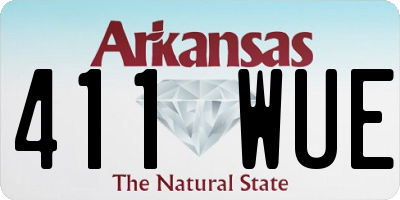 AR license plate 411WUE