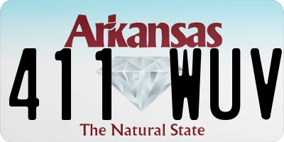 AR license plate 411WUV