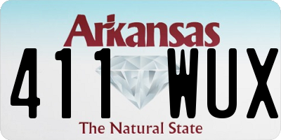 AR license plate 411WUX