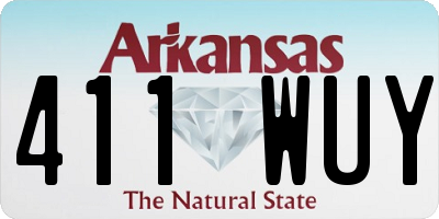 AR license plate 411WUY