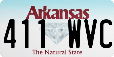 AR license plate 411WVC