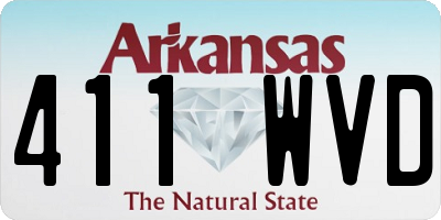 AR license plate 411WVD